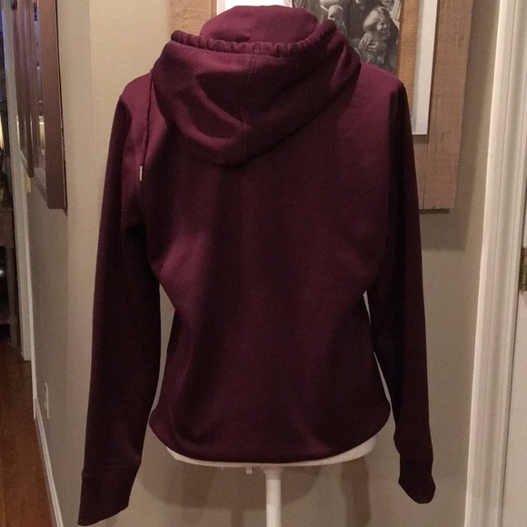 Under Amour Maroon Gold Studded Sweatshirt - Picture 4 of 4